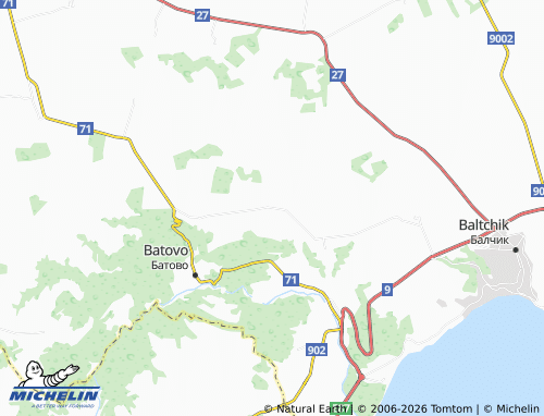 Kaart MICHELIN Hrabrovo - ViaMichelin