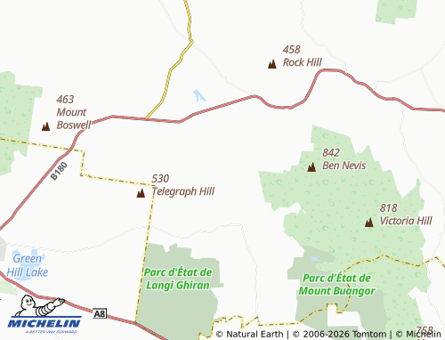 MICHELIN-Landkarte Mount Cole Creek - ViaMichelin