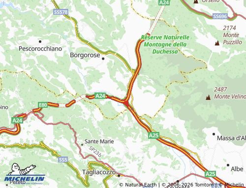 Mapa MICHELIN Torano - ViaMichelin