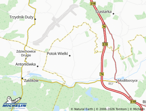 MICHELIN Radwanówka map - ViaMichelin