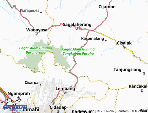 MICHELIN Ciater map - ViaMichelin