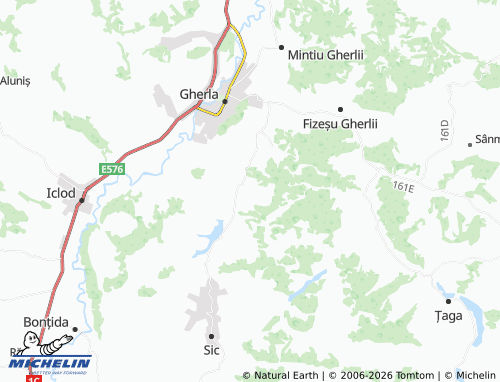 MICHELIN-Landkarte Bonț - ViaMichelin