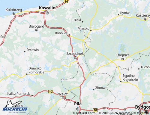 MICHELIN Szczecinecki map - ViaMichelin