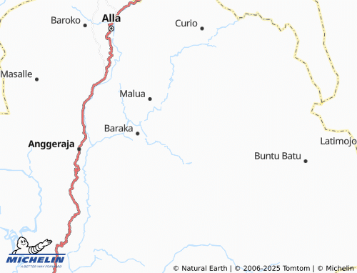 MICHELIN Bontongan map - ViaMichelin