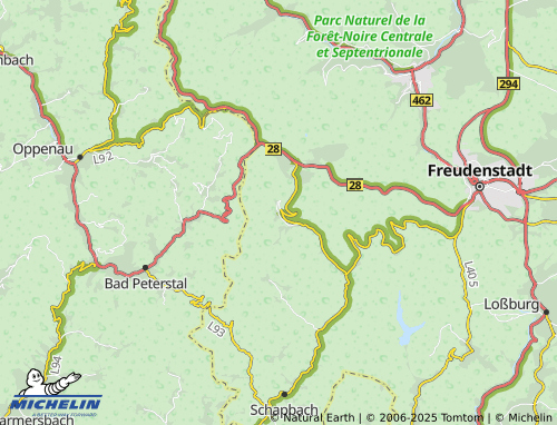 MICHELIN Wolf map - ViaMichelin