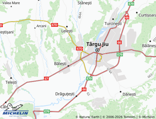 MICHELIN Slobozia map - ViaMichelin