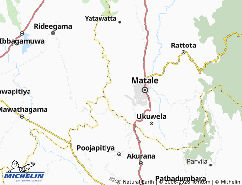 MICHELIN Katuattamada map - ViaMichelin
