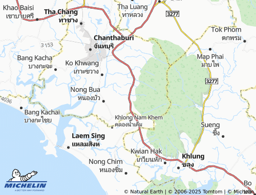 MICHELIN Khom Bang map - ViaMichelin