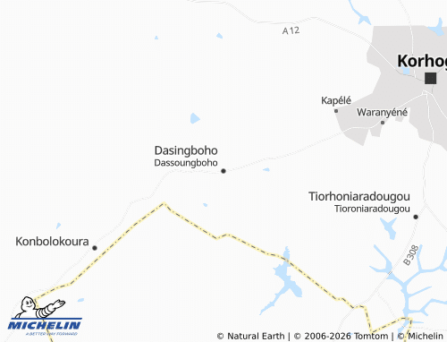 MICHELIN-Landkarte Dassoungboho - ViaMichelin