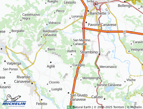 Mapa MICHELIN Vialfrè - ViaMichelin