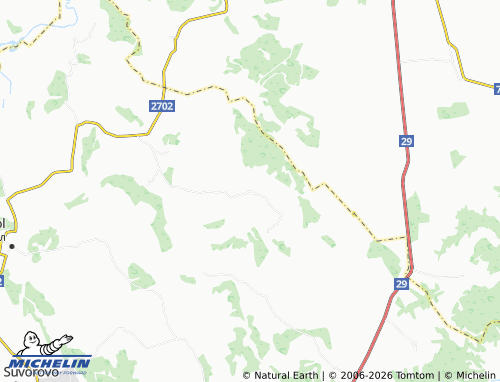 Carte MICHELIN Botevo - ViaMichelin