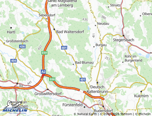 MICHELIN Kleinsteinbach map - ViaMichelin