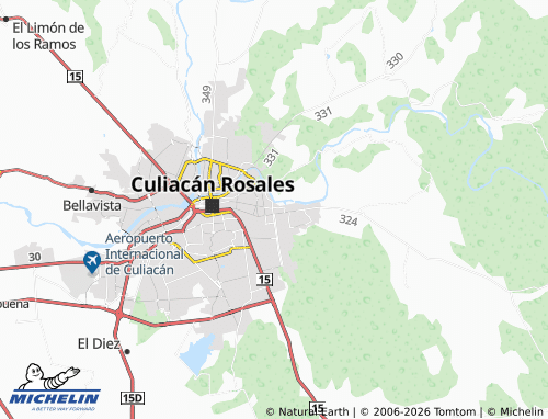 Mapa MICHELIN Villa Satélte - ViaMichelin