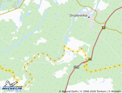 MICHELIN Lipliūnai map - ViaMichelin
