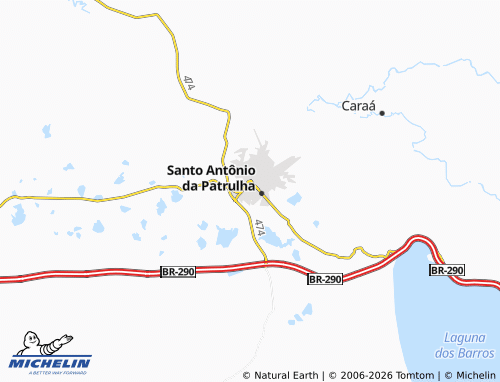 Mapa MICHELIN Pitangueiras - ViaMichelin