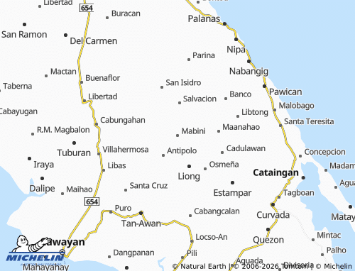 MICHELIN Mabini map - ViaMichelin