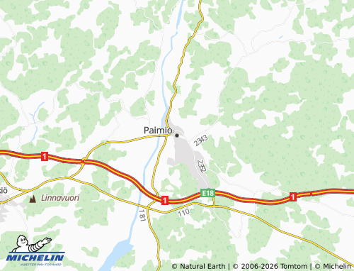 Kaart MICHELIN Paimio - ViaMichelin