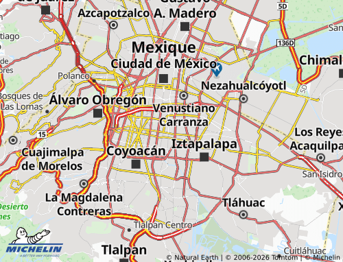 Mapa MICHELIN Militar Marte - ViaMichelin