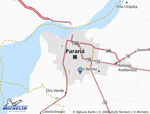Mappa MICHELIN Parana - ViaMichelin