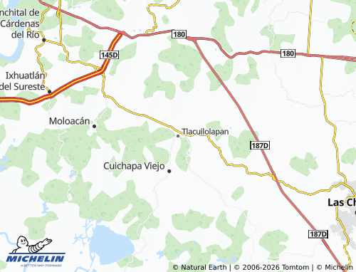 Mapa MICHELIN Tlacuilolapan - ViaMichelin