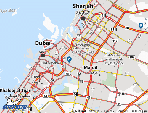 Mappa MICHELIN Deeruh - ViaMichelin