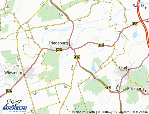 MICHELIN Bunkenburg map - ViaMichelin