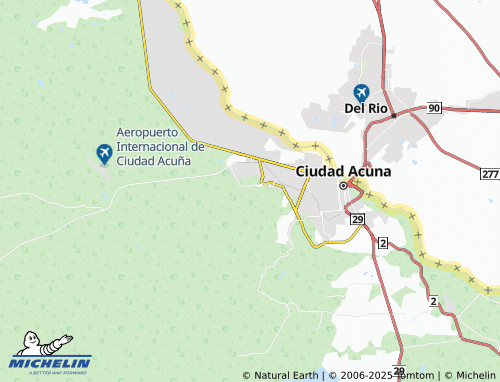 MICHELIN Acoros map - ViaMichelin