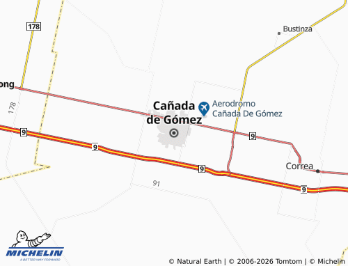 Mappa MICHELIN Cañada de Gómez - ViaMichelin