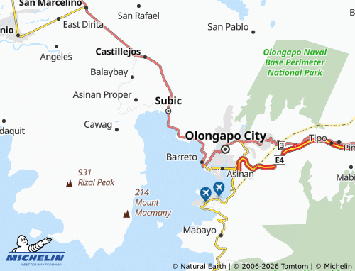 MICHELIN Matain map - ViaMichelin