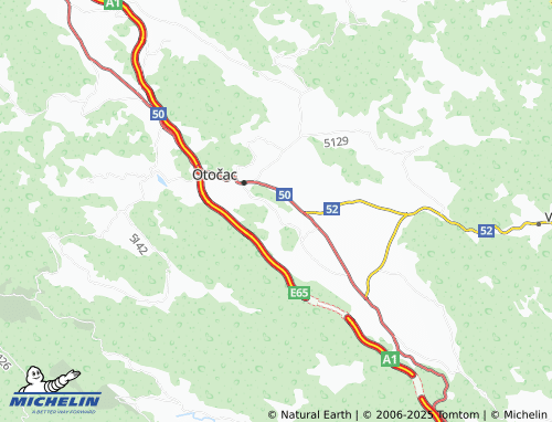 Carte MICHELIN Donji prozor - ViaMichelin
