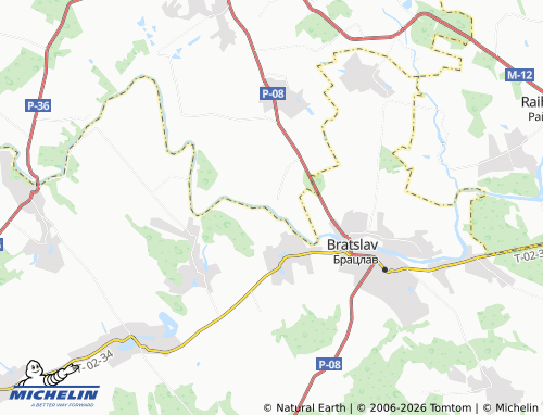 Mapa MICHELIN Perepelychchia - ViaMichelin