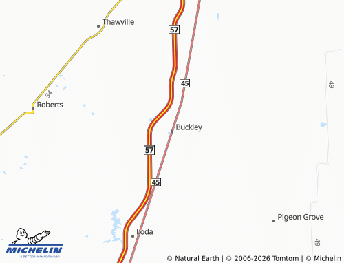 Mappa MICHELIN Buckley - ViaMichelin
