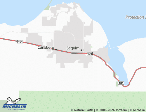 Mapa MICHELIN River Road - ViaMichelin