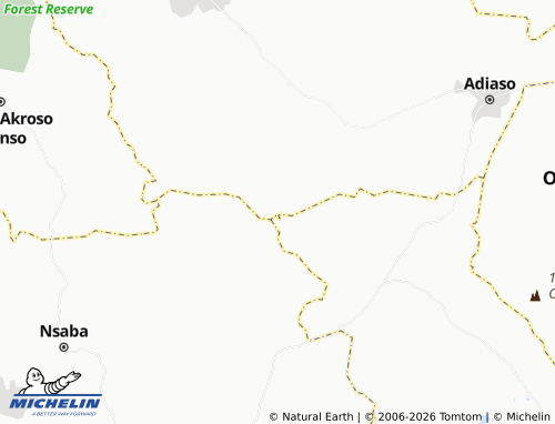 Mapa MICHELIN Nyanua - ViaMichelin