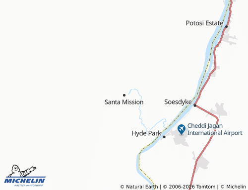 Mappa MICHELIN Santa Mission - ViaMichelin