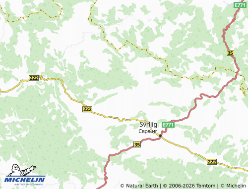 Mapa MICHELIN Plužina - ViaMichelin