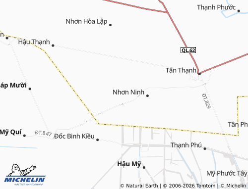 Mapa MICHELIN Tân Ninh - ViaMichelin