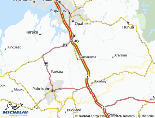 Mapa MICHELIN Ramarama - ViaMichelin