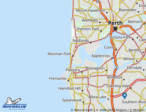 MICHELIN Mosman Park map - ViaMichelin