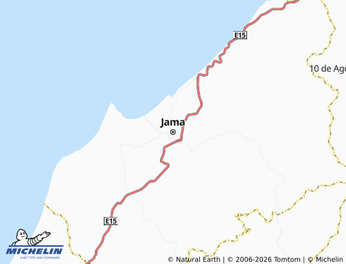 MICHELIN-Landkarte Jama - ViaMichelin
