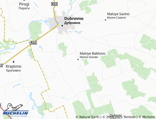 MICHELIN Maloye Bakhovo map - ViaMichelin