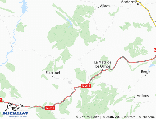 MICHELIN-Landkarte Crivillén - ViaMichelin