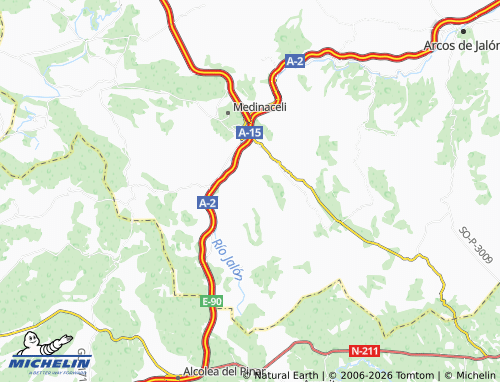 MICHELIN Azcamellas map - ViaMichelin