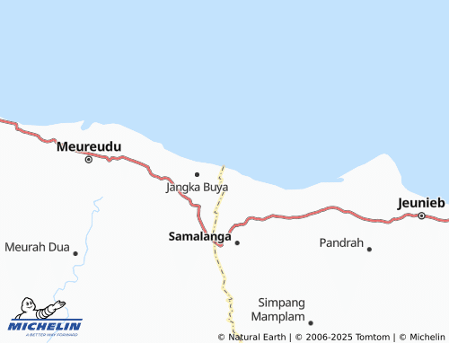 MICHELIN Meunasah Lancok map - ViaMichelin