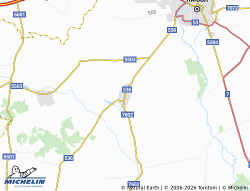 Kaart MICHELIN Roza - ViaMichelin
