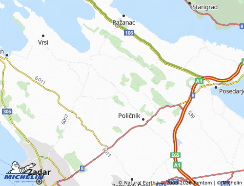 MICHELIN Visočane map - ViaMichelin