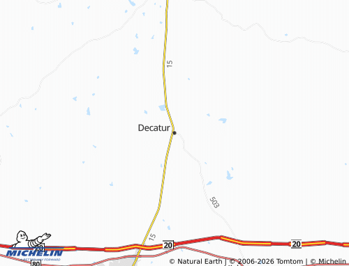 Mapa MICHELIN Decatur - ViaMichelin