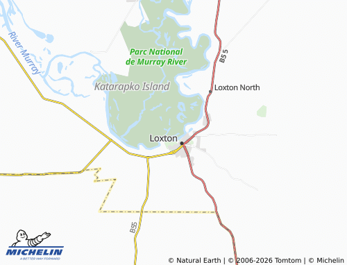 Mapa MICHELIN Katarapko - ViaMichelin