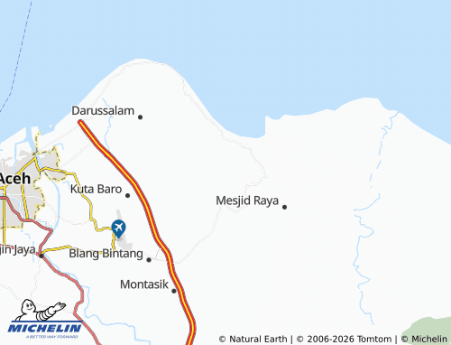 MICHELIN Paya Kameng map - ViaMichelin