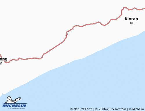 MICHELIN Muara Asam-Asam map - ViaMichelin
